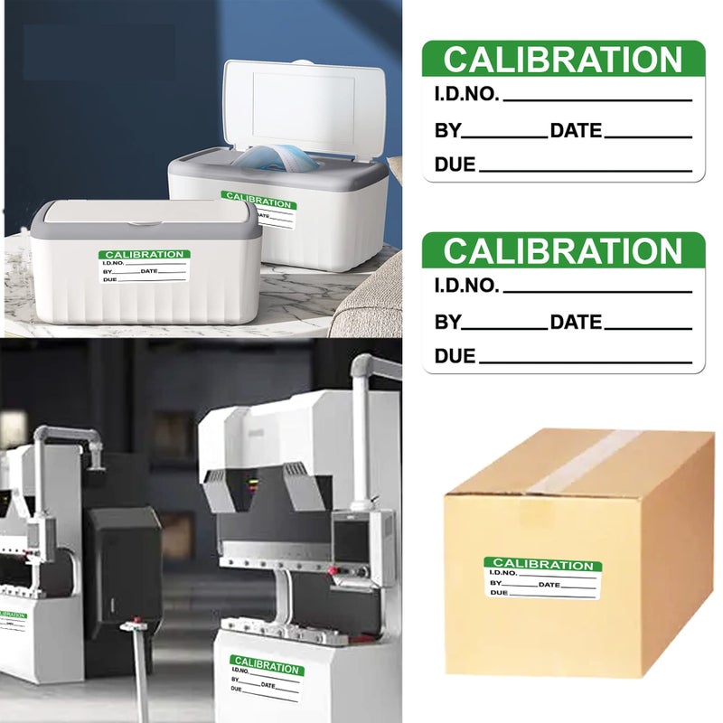 wootile Self Laminating Write-on Calibration Stickers with Spiral Bound Cover for NIST Calibration ISO-900 Equipment Inspection Safety Label Quality Control (1 x 2 Inch) - Image 3